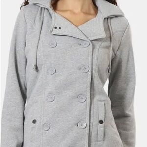 Grey Buttoned Jacket